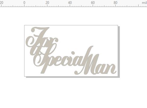 for a special man 82 x 45 pack of  3